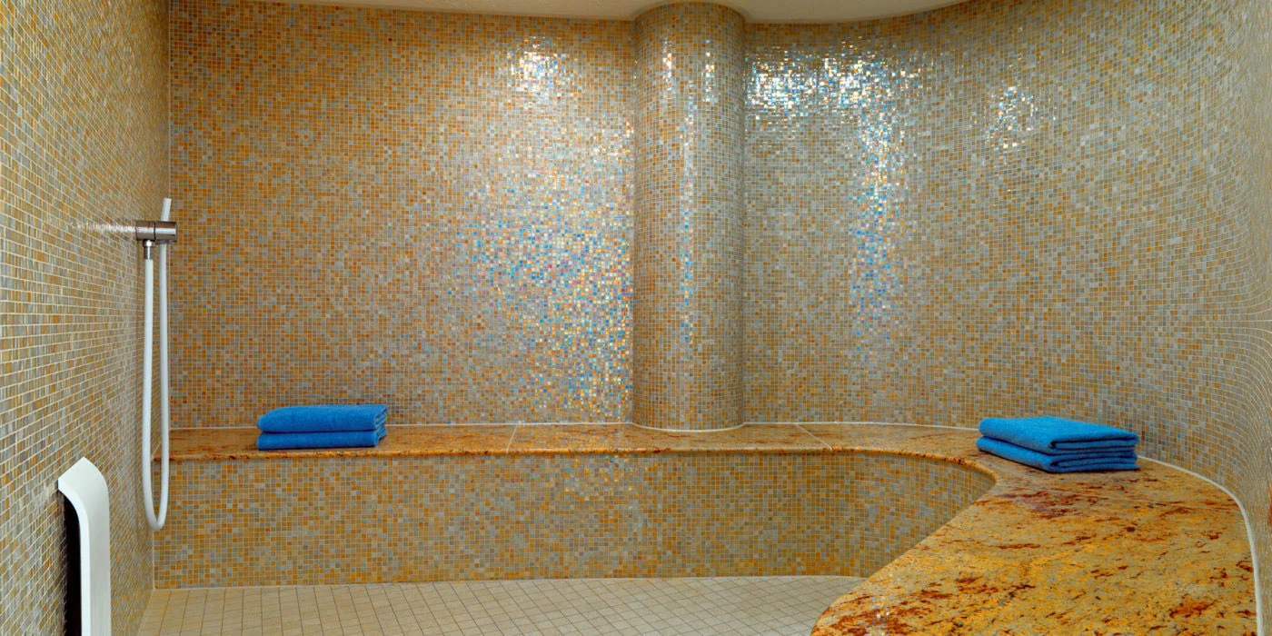 Dampfbad im Wellnessbereich des Carlton SPA Nürnberg